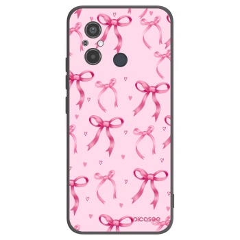 Picasee silikonski črni ovitek za Xiaomi Redmi 12C - Bow Aesthetic