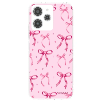 Picasee silikonski prozorni ovitek za Xiaomi Redmi 12 4G - Bow Aesthetic