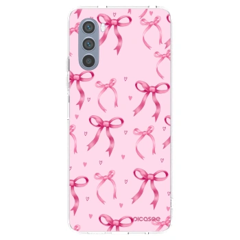 Picasee silikonski prozorni ovitek za Motorola Moto G62 - Bow Aesthetic