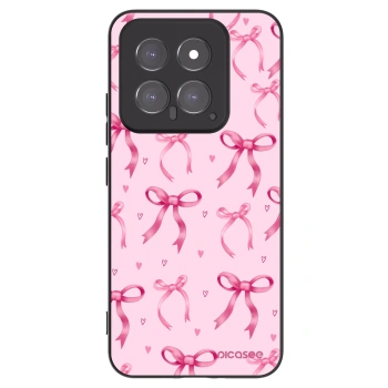 Picasee silikonski črni ovitek za Xiaomi 14 - Bow Aesthetic