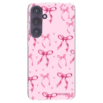 Picasee silikonski prozorni ovitek za Samsung Galaxy S24+ S926B 5G - Bow Aesthetic