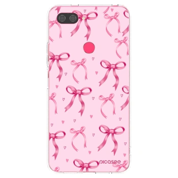 Picasee silikonski prozorni ovitek za Xiaomi Mi 8 Lite - Bow Aesthetic