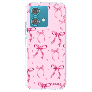 Picasee silikonski prozorni ovitek za Motorola Edge 40 Neo - Bow Aesthetic
