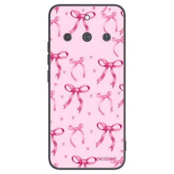 Picasee silikonski črni ovitek za Realme 11 Pro+ - Bow Aesthetic