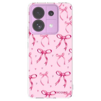 Picasee silikonski prozorni ovitek za Xiaomi Redmi Note 13 Pro 5G - Bow Aesthetic