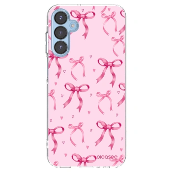 Picasee silikonski prozorni ovitek za Samsung Galaxy A15 A156B 5G - Bow Aesthetic