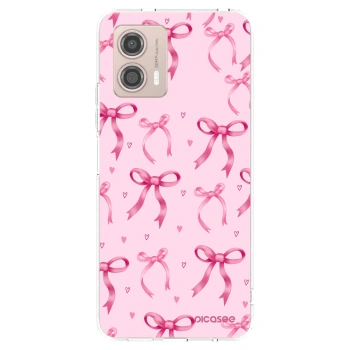 Picasee silikonski prozorni ovitek za Motorola Moto G53 5G - Bow Aesthetic