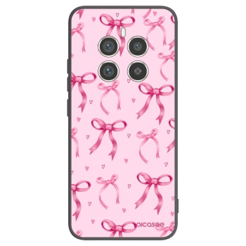 Picasee silikonski črni ovitek za Realme 12 Pro 5G - Bow Aesthetic