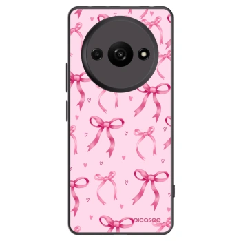 Picasee silikonski črni ovitek za Xiaomi Redmi A3 - Bow Aesthetic
