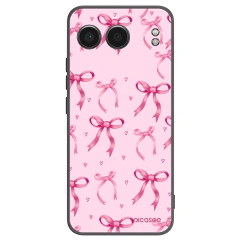 Picasee silikonski črni ovitek za OnePlus Nord 4 - Bow Aesthetic
