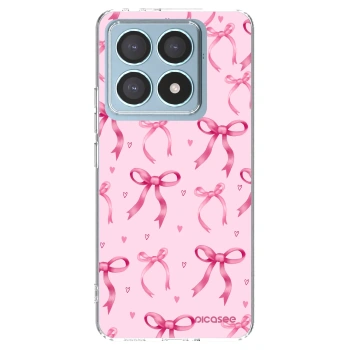 Picasee silikonski prozorni ovitek za Xiaomi 14T Pro - Bow Aesthetic