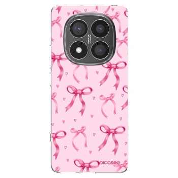 Picasee silikonski prozorni ovitek za Xiaomi Redmi Note 14 Pro+ 5G - Bow Aesthetic