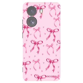 Picasee silikonski črni ovitek za Xiaomi Poco X7 - Bow Aesthetic