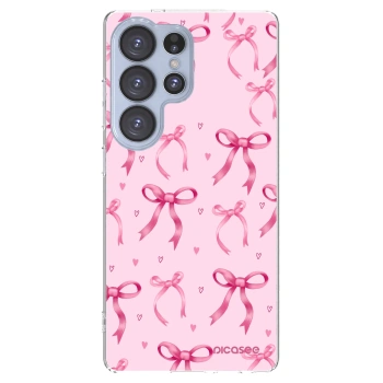 Picasee silikonski prozorni ovitek za Samsung Galaxy S25 Ultra 5G - Bow Aesthetic