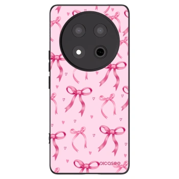 Picasee silikonski črni ovitek za Honor Magic7 Lite 5G - Bow Aesthetic