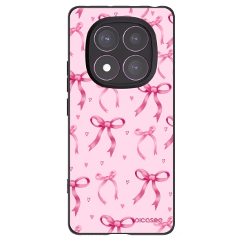 Picasee silikonski črni ovitek za Xiaomi Redmi Note 14 Pro 4G - Bow Aesthetic