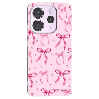 Picasee silikonski prozorni ovitek za Xiaomi Redmi Note 14 4G - Bow Aesthetic