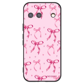 Picasee silikonski črni ovitek za Google Pixel 9 - Bow Aesthetic