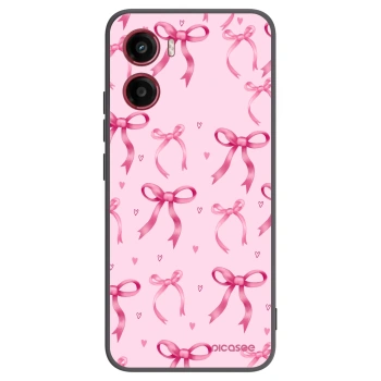 Picasee silikonski črni ovitek za Motorola Moto G05 - Bow Aesthetic