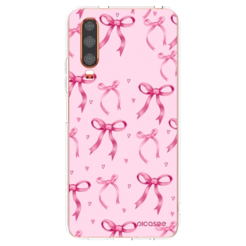 Picasee silikonski prozorni ovitek za Huawei P30 - Bow Aesthetic