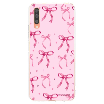 Picasee silikonski prozorni ovitek za Samsung Galaxy A70 A705F - Bow Aesthetic