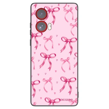 Picasee silikonski črni ovitek za Motorola Edge 50 Fusion - Bow Aesthetic