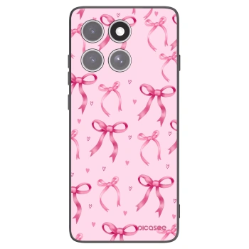 Picasee silikonski črni ovitek za Motorola Edge 60 Fusion - Bow Aesthetic