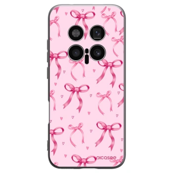 Picasee silikonski črni ovitek za Honor Magic8 Pro 5G - Bow Aesthetic
