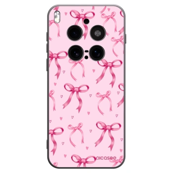 Picasee silikonski črni ovitek za Vivo X300 Pro - Bow Aesthetic