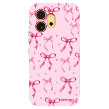 Picasee silikonski črni ovitek za Honor 600 - Bow Aesthetic