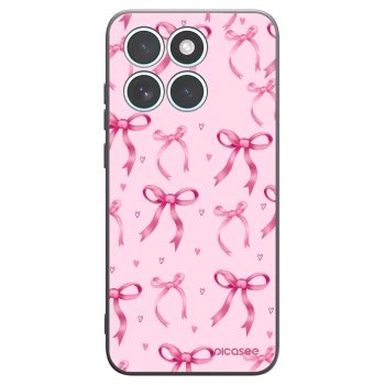 Picasee silikonski črni ovitek za Motorola Edge 70 Fusion - Bow Aesthetic