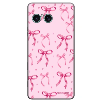 Picasee silikonski črni ovitek za Sony Xperia 10 VII - Bow Aesthetic