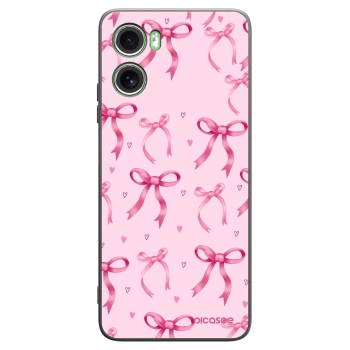 Picasee silikonski črni ovitek za Motorola Moto G06 - Bow Aesthetic