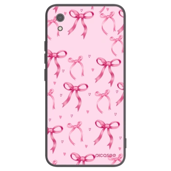 Picasee silikonski črni ovitek za Xiaomi Redmi 7A - Bow Aesthetic
