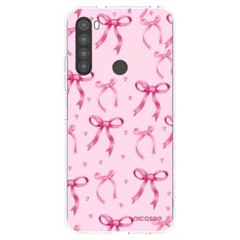 Picasee silikonski prozorni ovitek za Xiaomi Redmi Note 8 - Bow Aesthetic