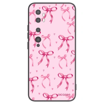 Picasee silikonski črni ovitek za Xiaomi Mi Note 10 (Pro) - Bow Aesthetic