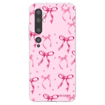 Picasee silikonski prozorni ovitek za Xiaomi Mi Note 10 (Pro) - Bow Aesthetic