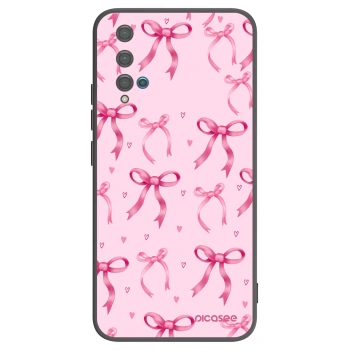 Picasee silikonski črni ovitek za Huawei Nova 5T - Bow Aesthetic