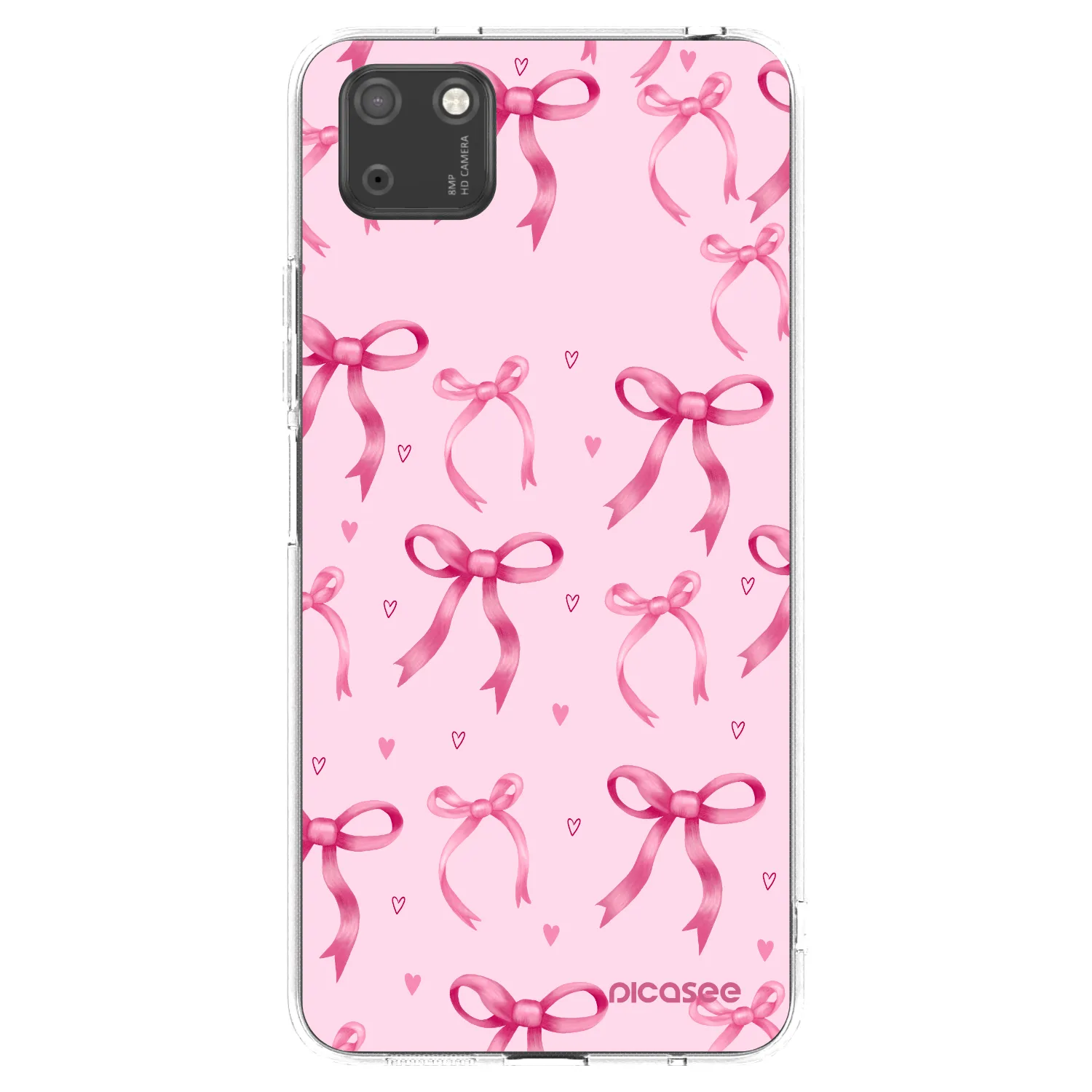 Picasee silikonski prozorni ovitek za Huawei Y5P - Bow Aesthetic