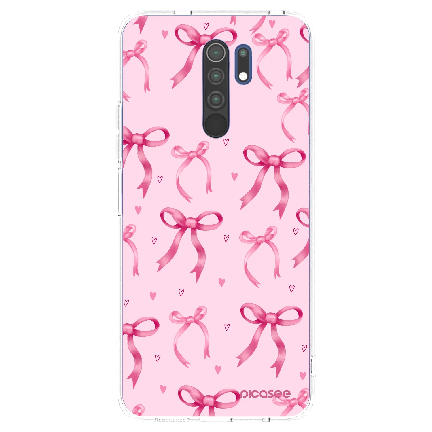 Picasee silikonski prozorni ovitek za Xiaomi Redmi 9 - Bow Aesthetic