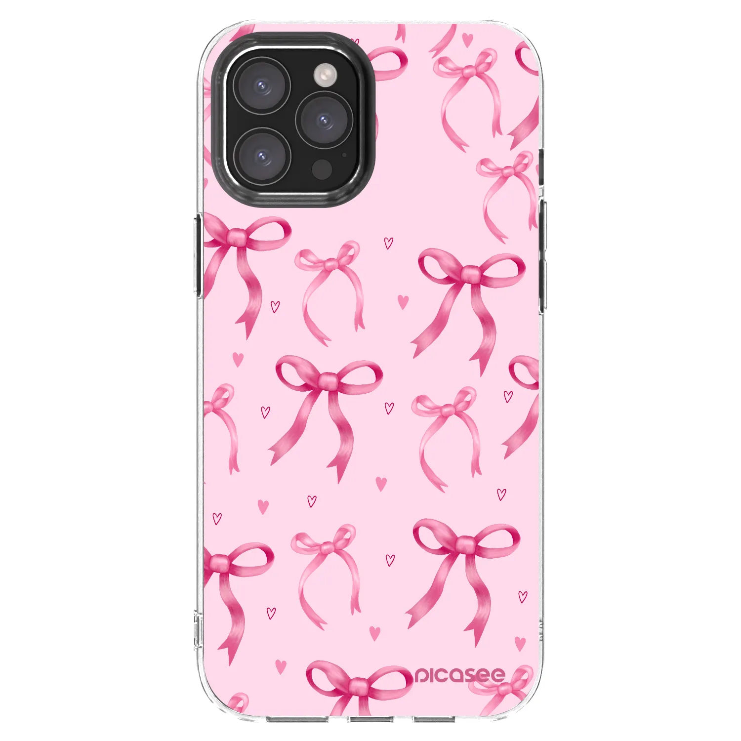 Picasee silikonski prozorni ovitek za Apple iPhone 12 Pro Max - Bow Aesthetic