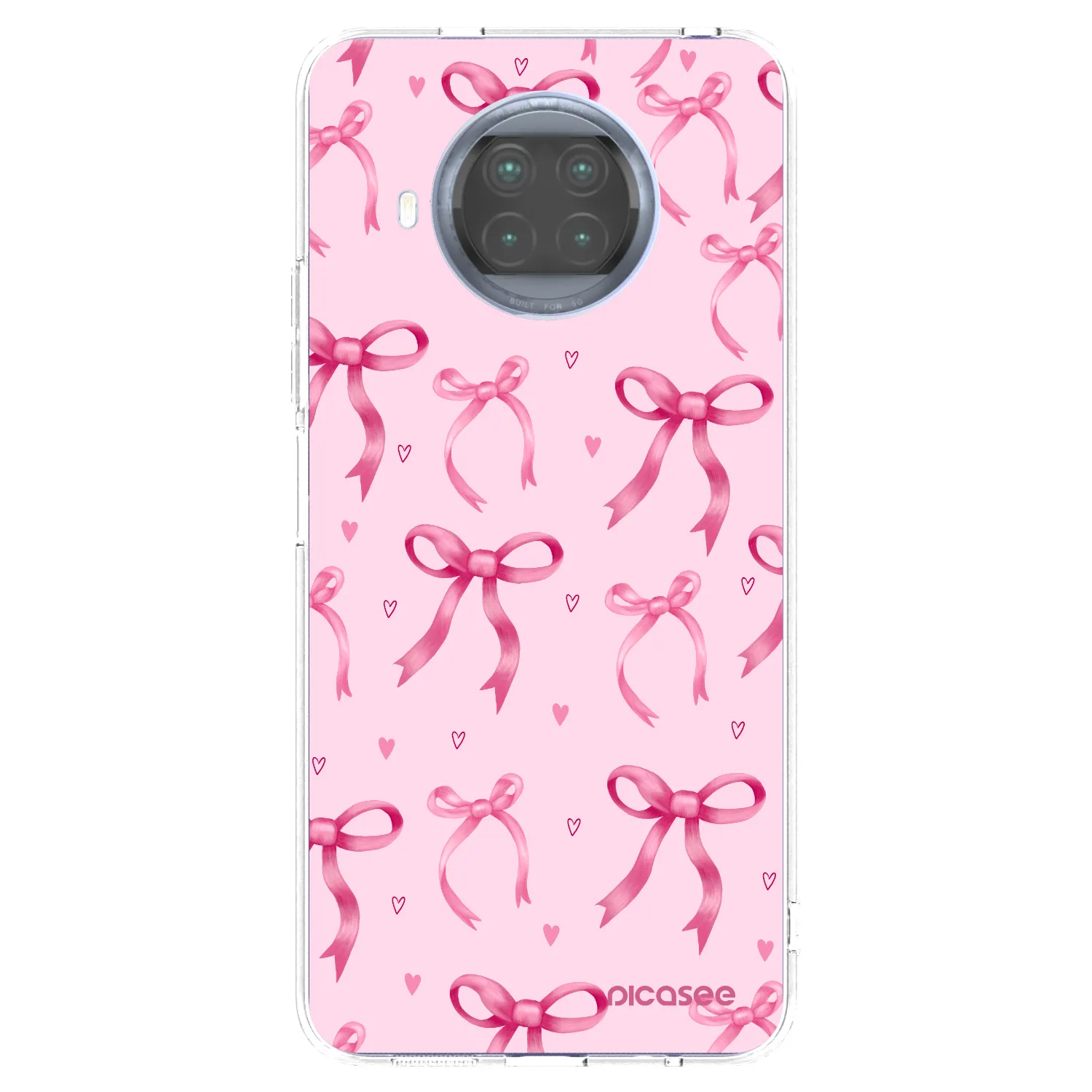 Picasee silikonski prozorni ovitek za Xiaomi Mi 10T Lite - Bow Aesthetic