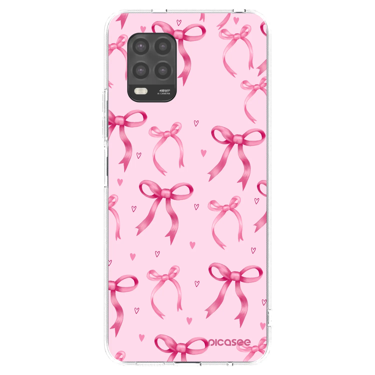 Picasee silikonski prozorni ovitek za Xiaomi Mi 10 Lite - Bow Aesthetic