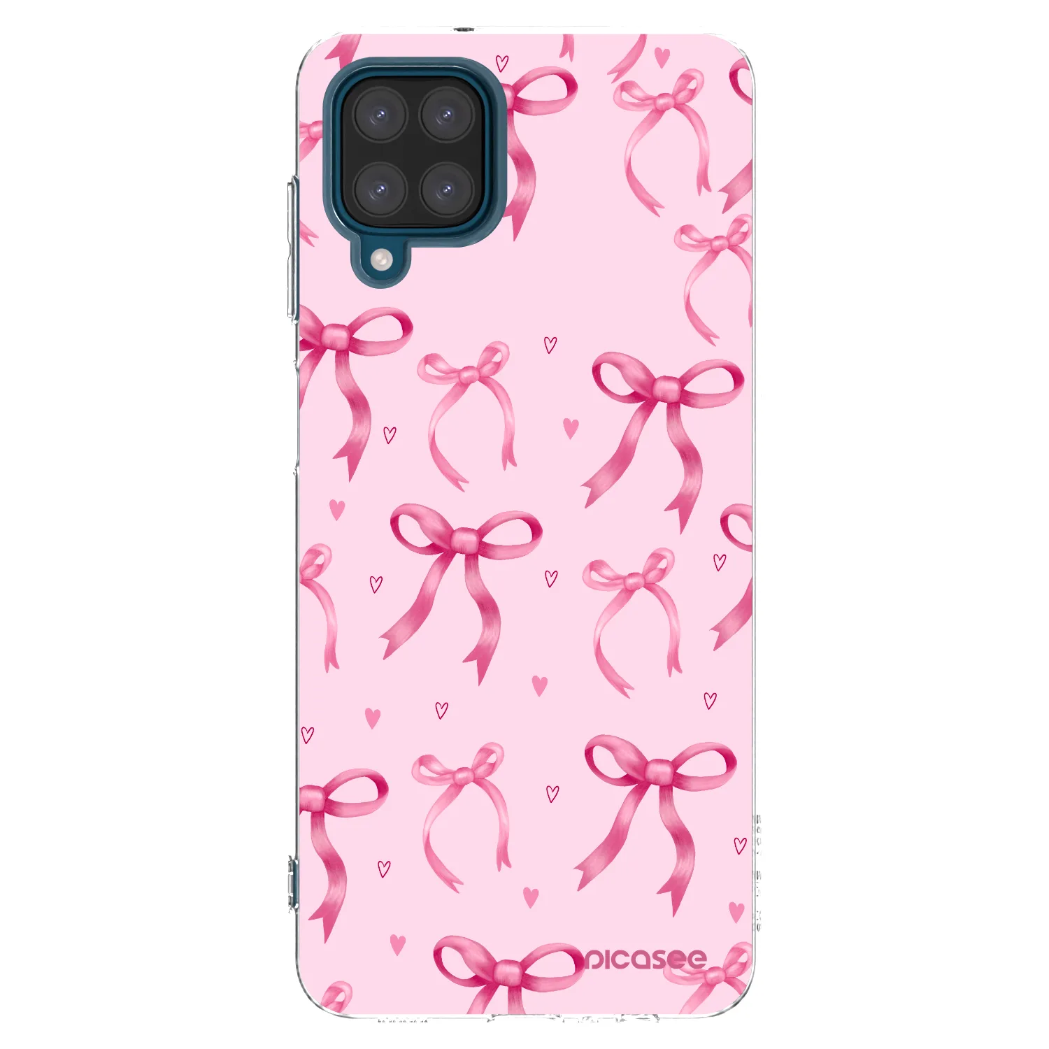 Picasee silikonski prozorni ovitek za Samsung Galaxy A12 A125F - Bow Aesthetic