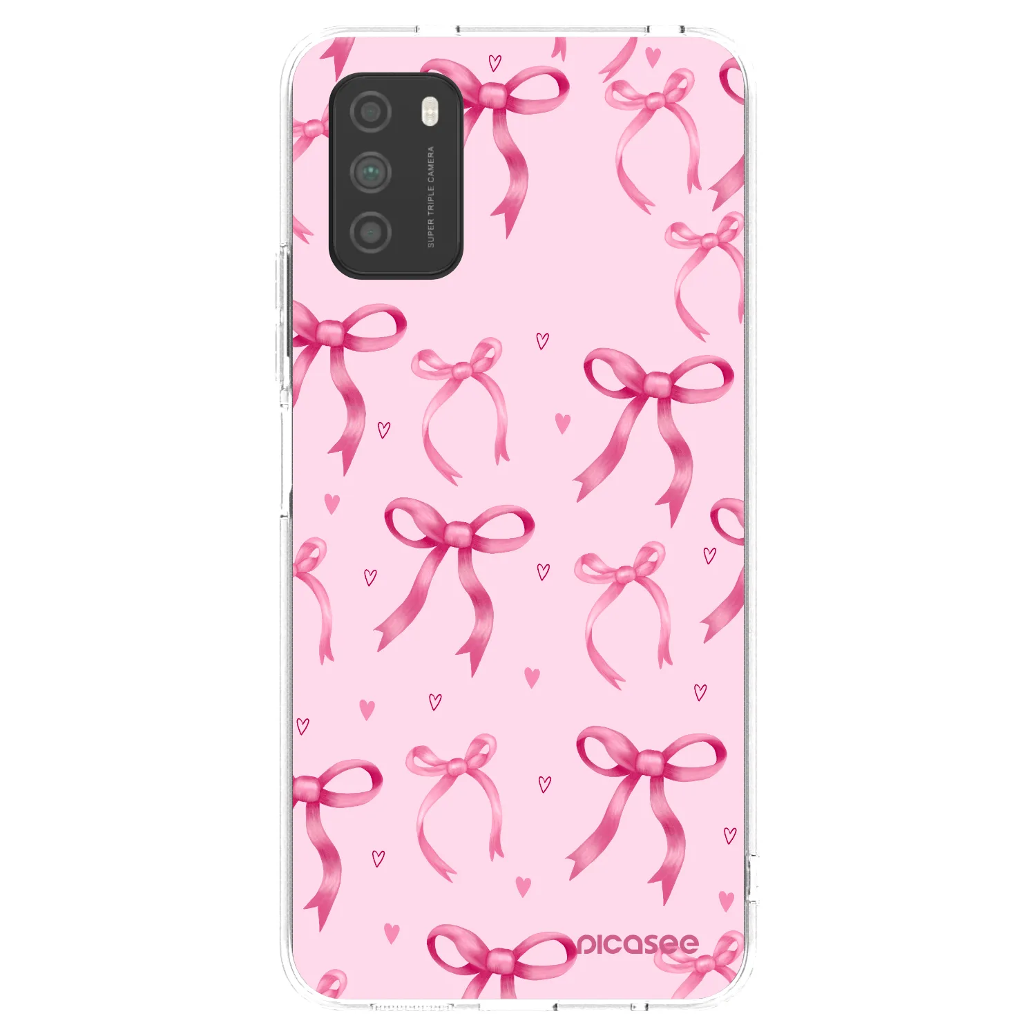 Picasee silikonski prozorni ovitek za Xiaomi Poco M3 - Bow Aesthetic