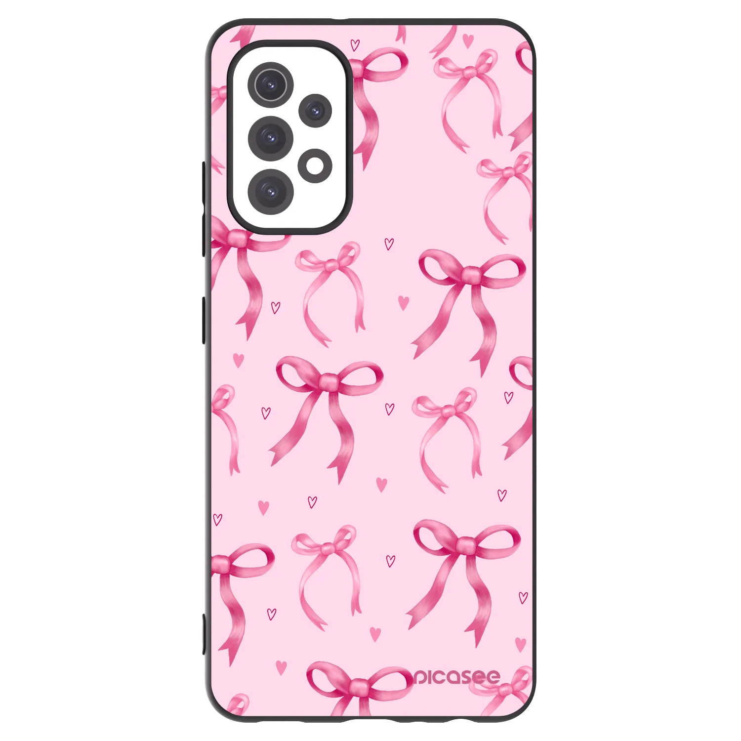 Picasee silikonski črni ovitek za Samsung Galaxy A32 5G A326B - Bow Aesthetic