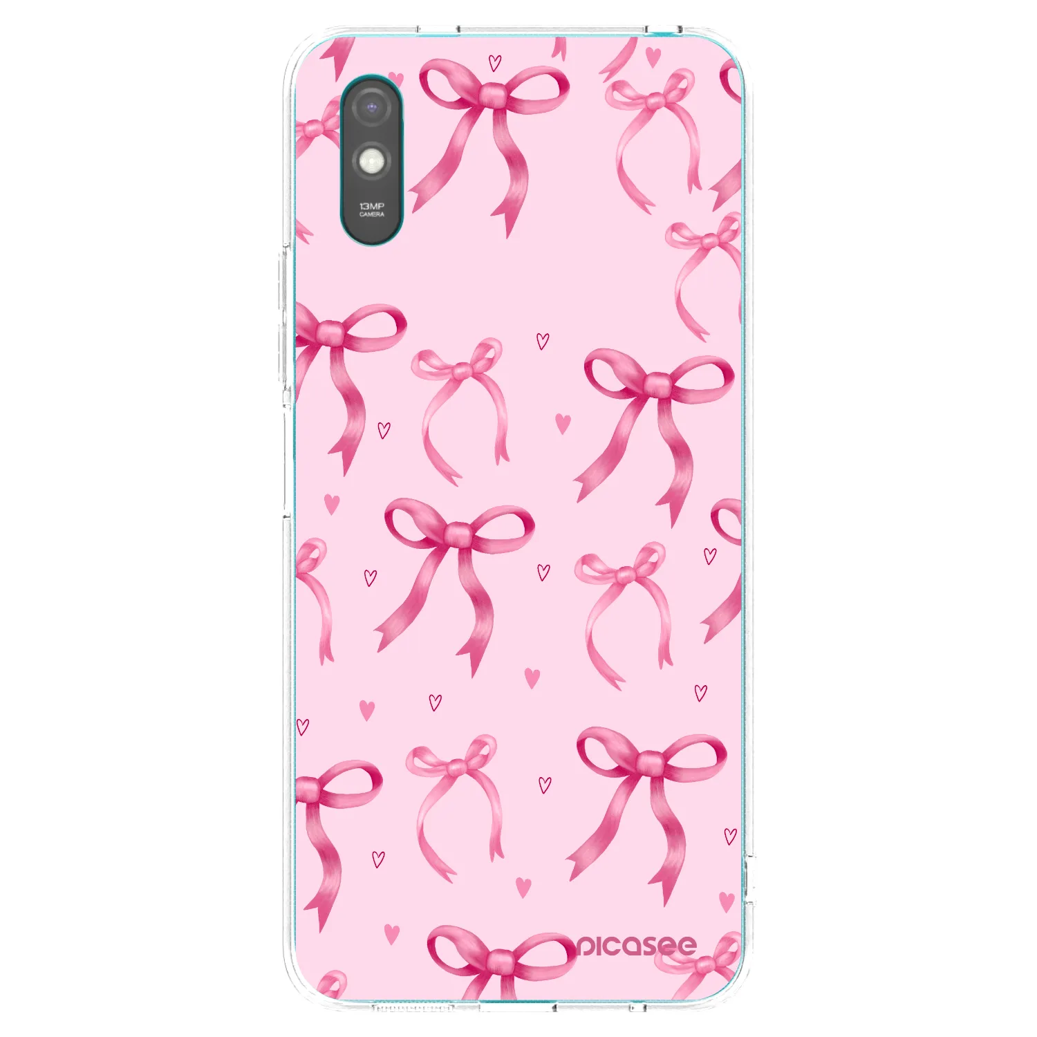 Picasee silikonski prozorni ovitek za Xiaomi Redmi 9AT - Bow Aesthetic
