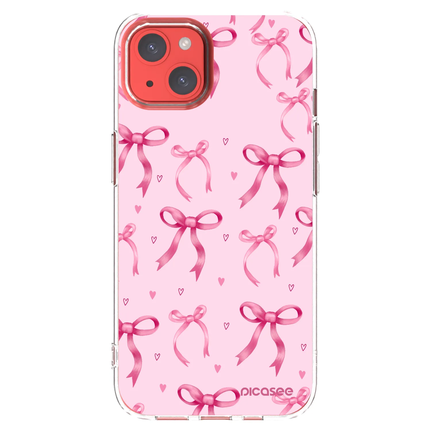 Picasee silikonski prozorni ovitek za Apple iPhone 13 - Bow Aesthetic
