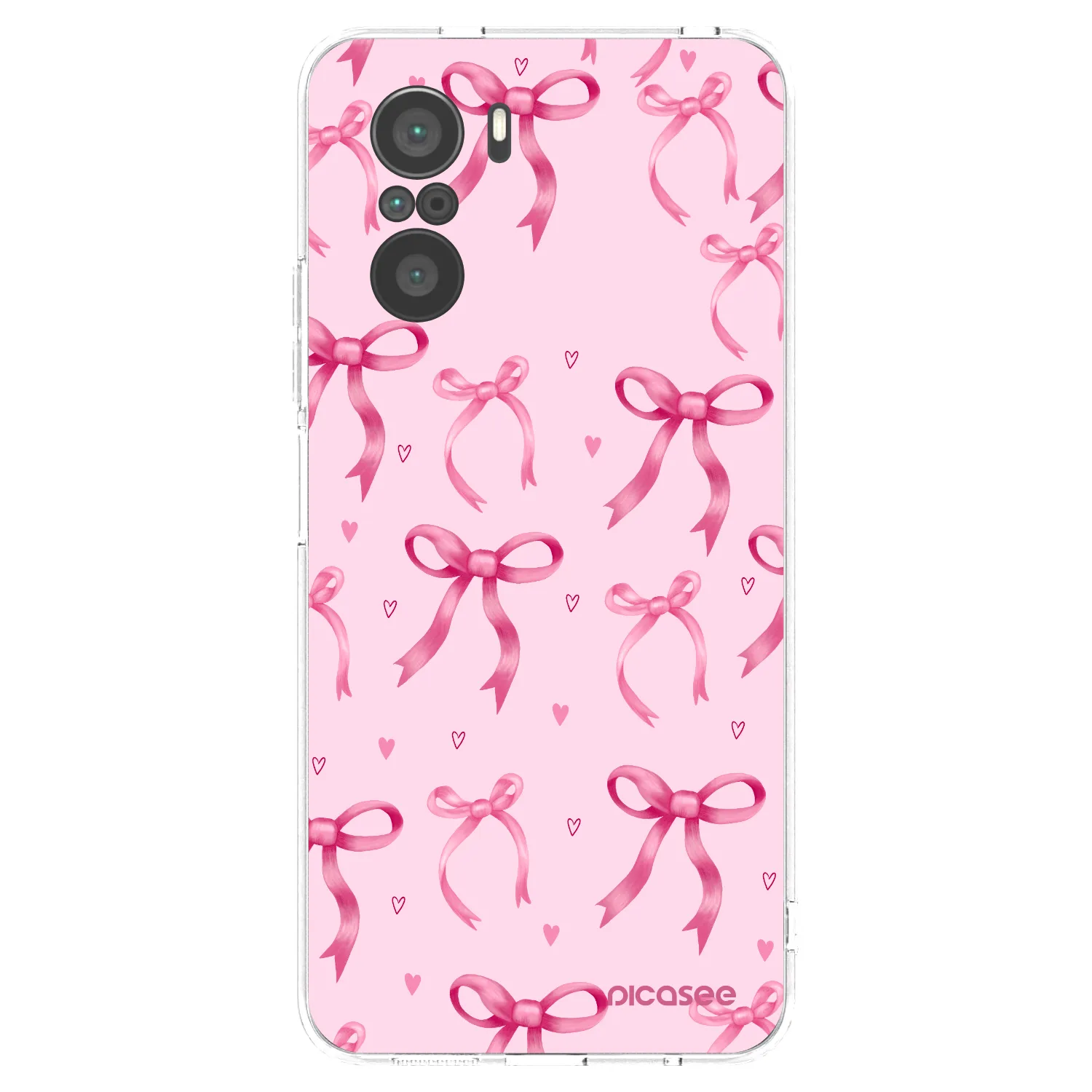 Picasee silikonski prozorni ovitek za Xiaomi Poco F3 - Bow Aesthetic
