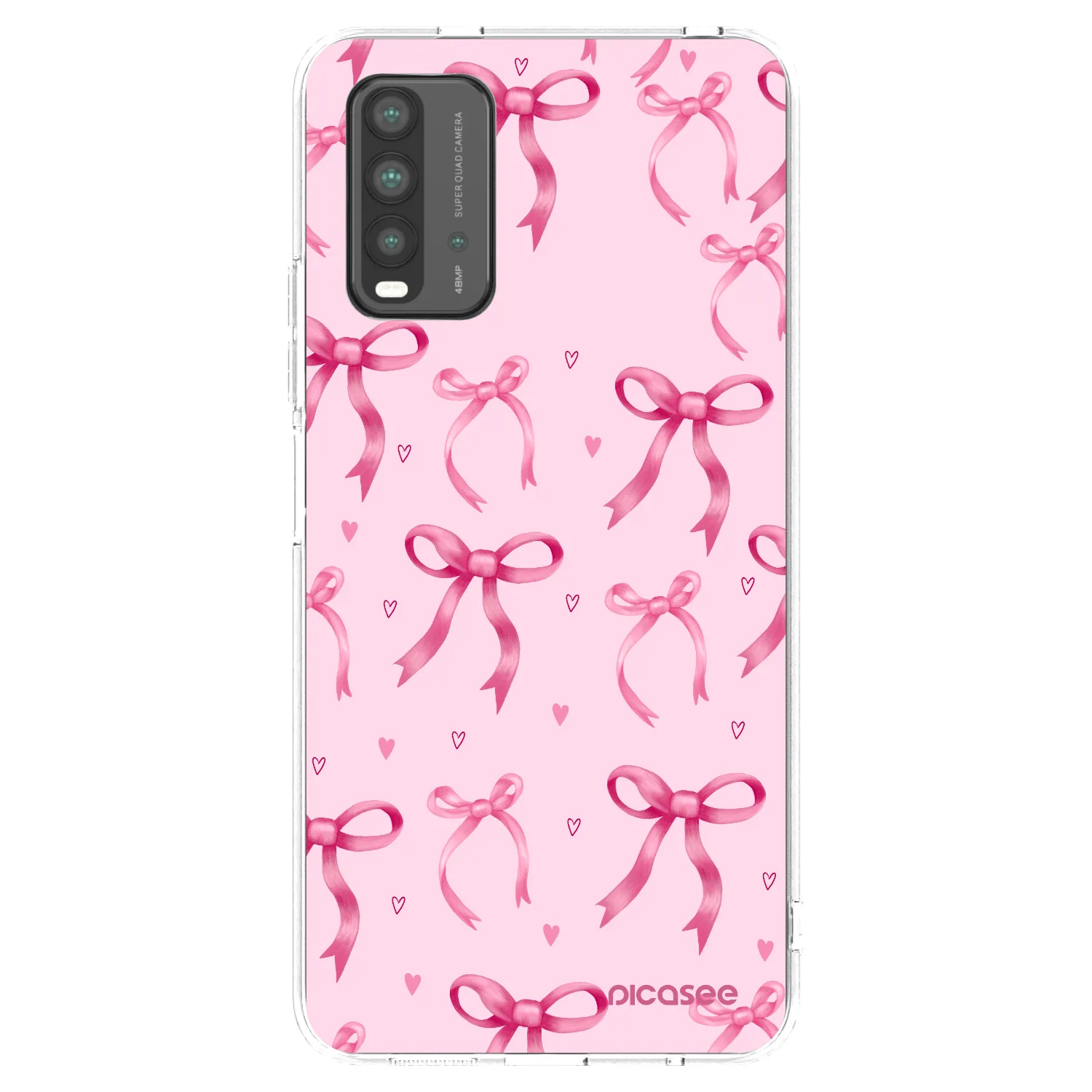 Picasee silikonski prozorni ovitek za Xiaomi Redmi 9T - Bow Aesthetic